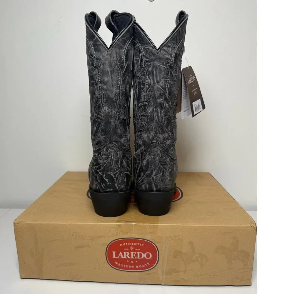 Laredo Mens Western Jessco Leather Boot Mens Size 9, NIB